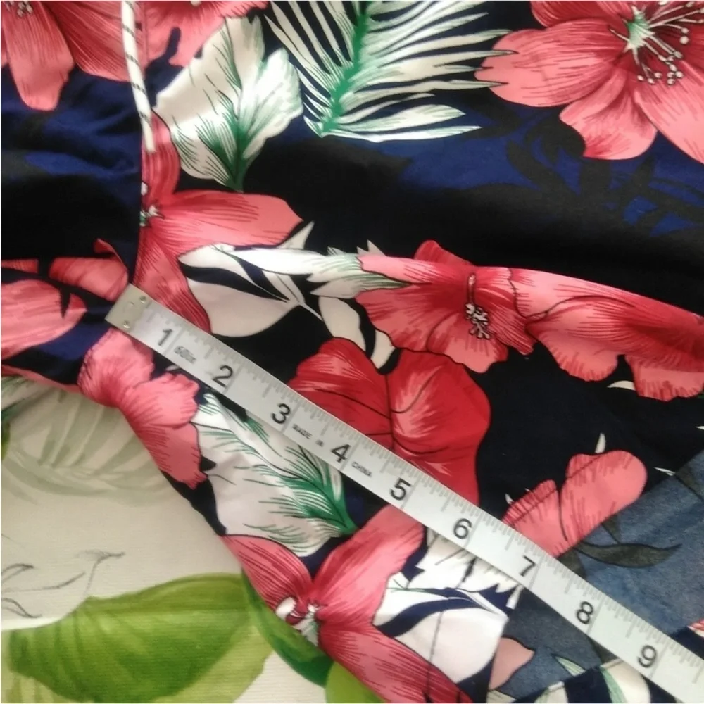 Men's Floral Swim Shorts Vogue Life Hawaiian Tropical Swimwear Beach Pool Trunks